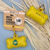 Wheat Straw Dispenser w/ 15 Cornstarch Poop Bags