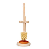 Wooden Toilet Brush w/ Stand