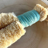 Japanese Style Sisal Dry Body Brush w/ Rope