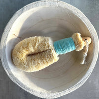 Japanese Style Sisal Dry Body Brush w/ Rope