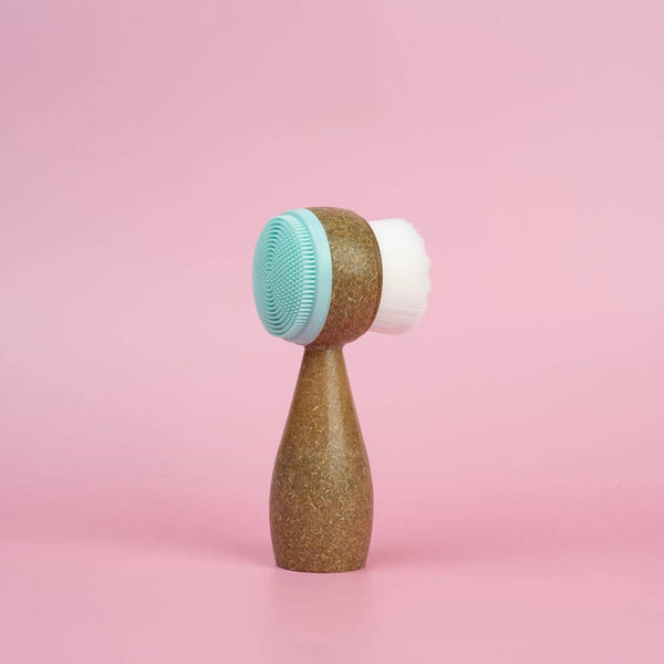 Soft 2-Sided Face Cleansing Brush