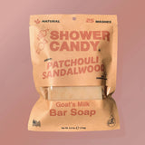 Patchouli Sandalwood Body Wash Bar Soap with Goat's Milk